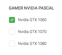 Filtre Nvidia Pascal